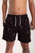 Short Elastano Abacaxi — Preto