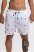 Short Elastano Âncora — Branco