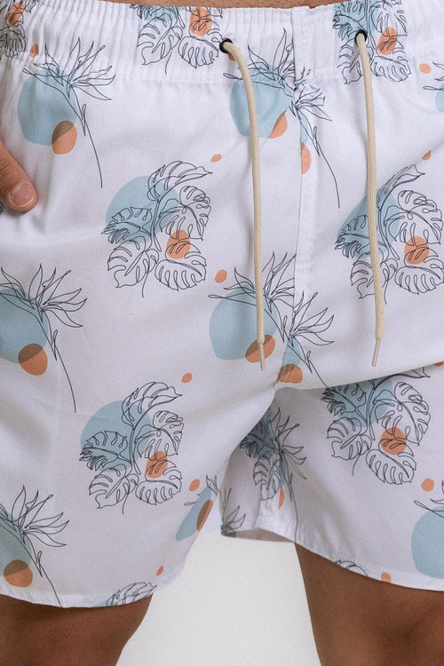 Short Elastano Aruba — Branco