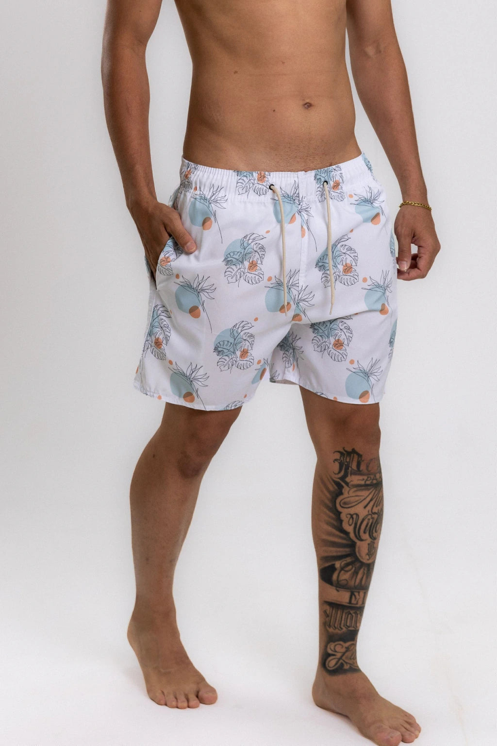 Short Elastano Aruba — Branco