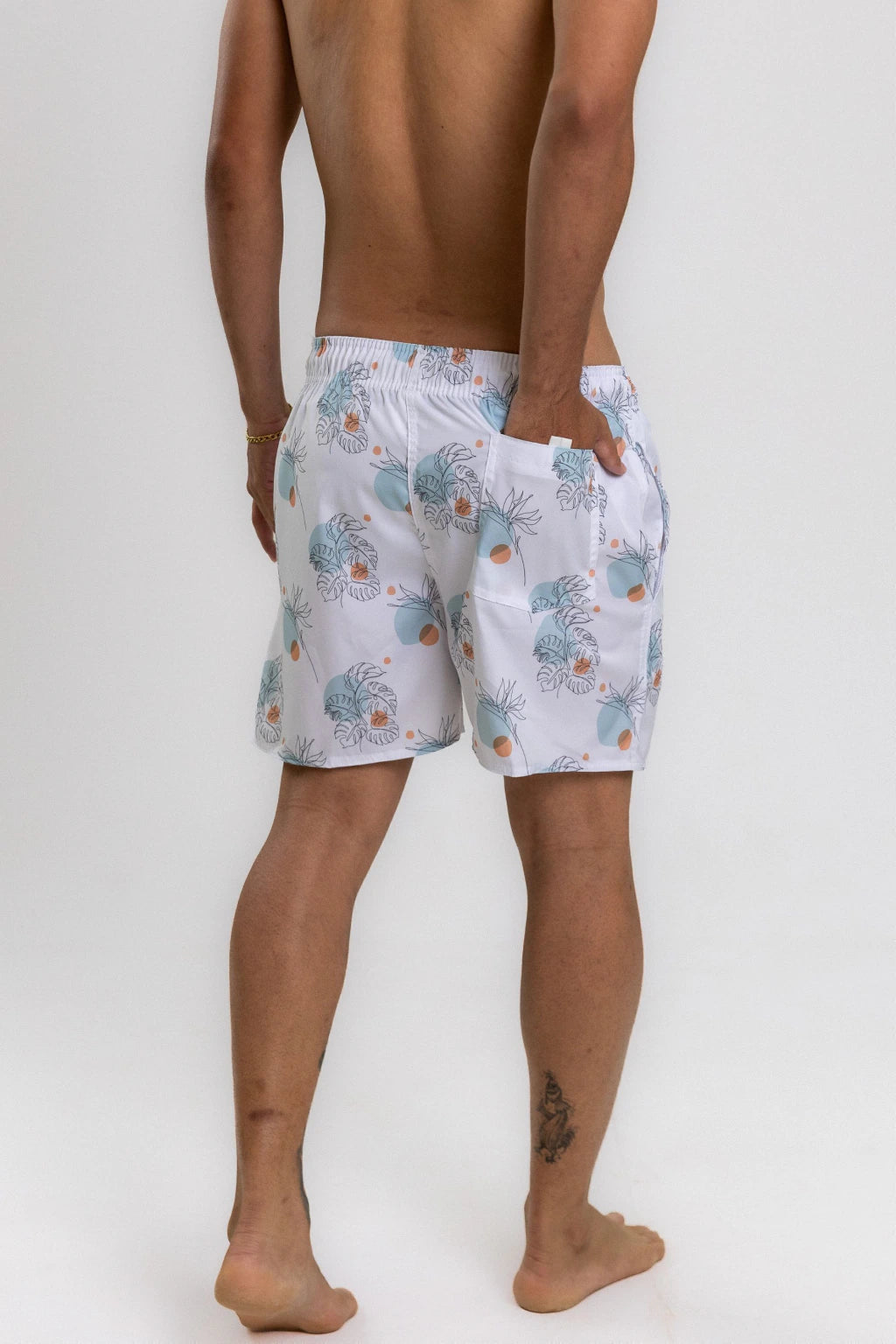 Short Elastano Aruba — Branco
