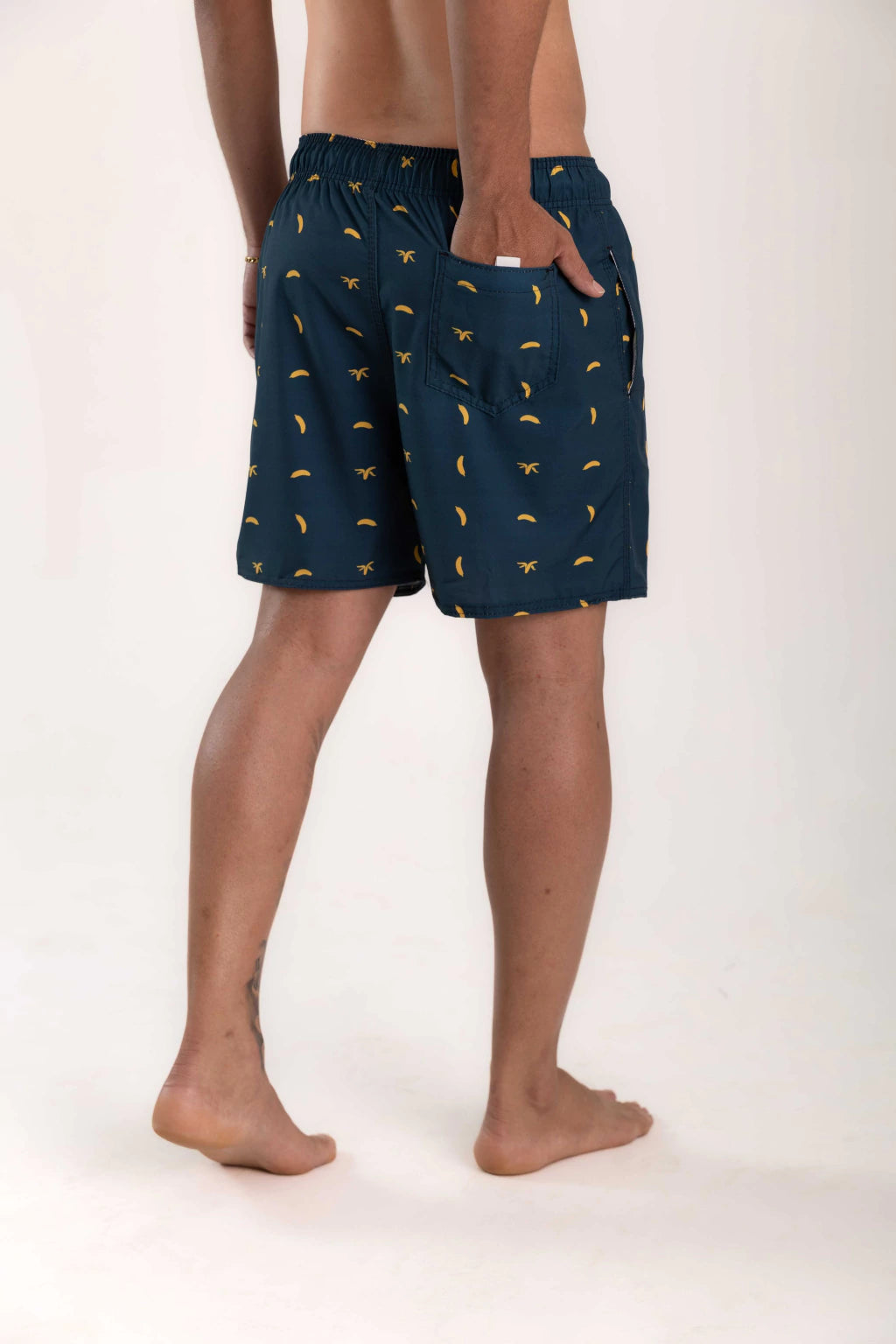 Short Elastano Banana — Verde Militar