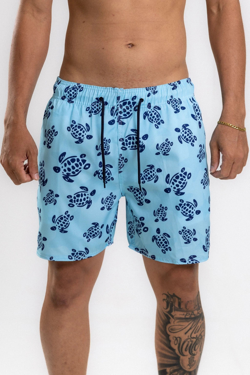 Short Elastano Búzios — Azul claro