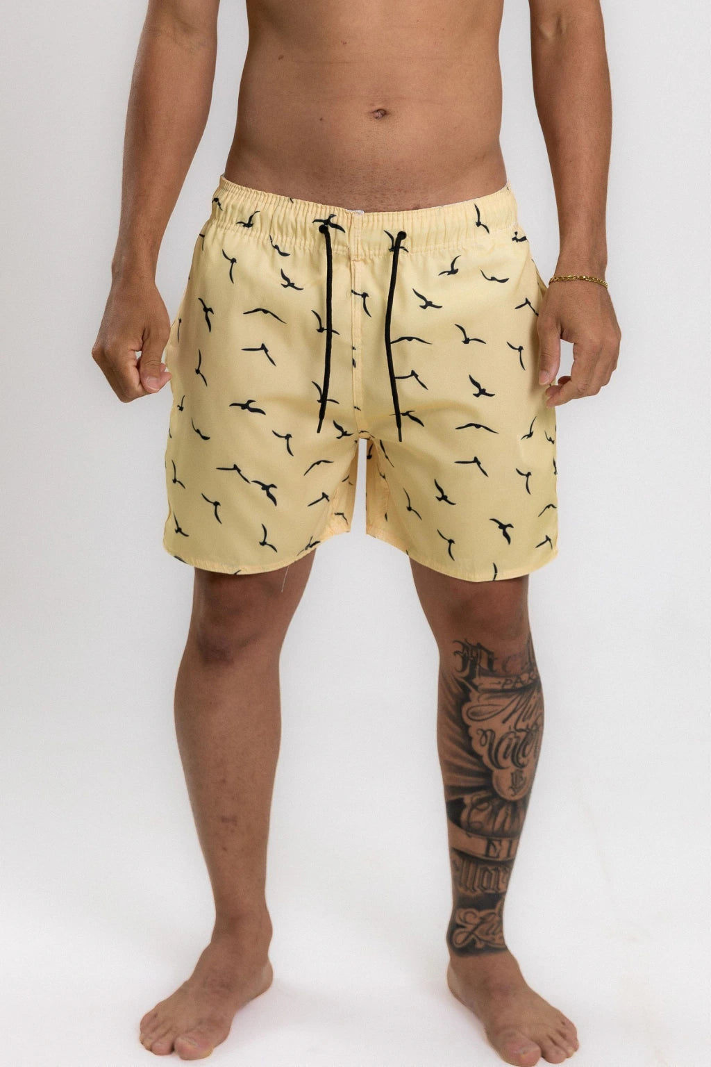 Short Elastano Califórnia — Amarelo