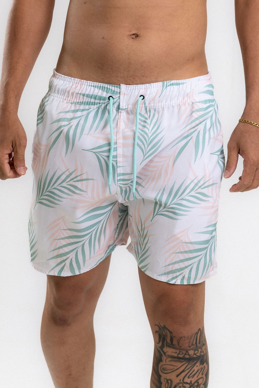 Short Elastano Caribe — Branco