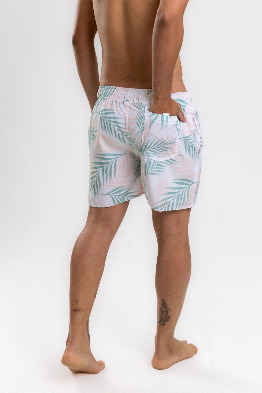 Short Elastano Caribe — Branco