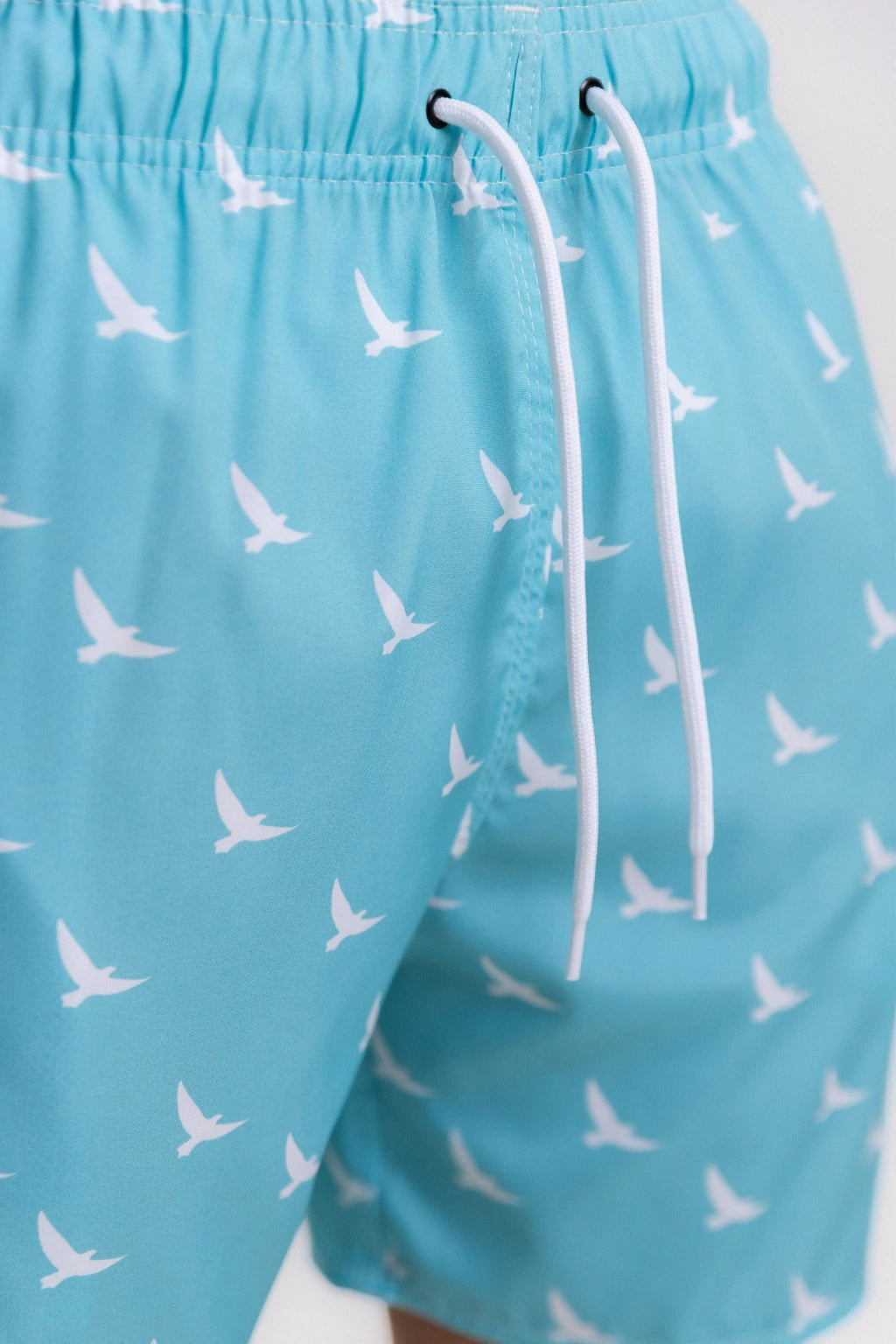 Short Elastano Holister — Azul claro