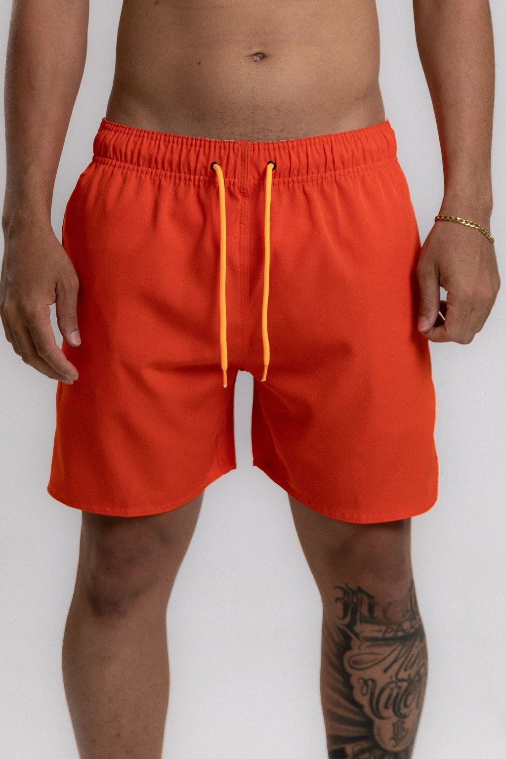 Short Elastano Laranja — Laranja neon
