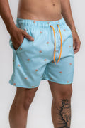 Short Elastano Maldivas — Azul claro
