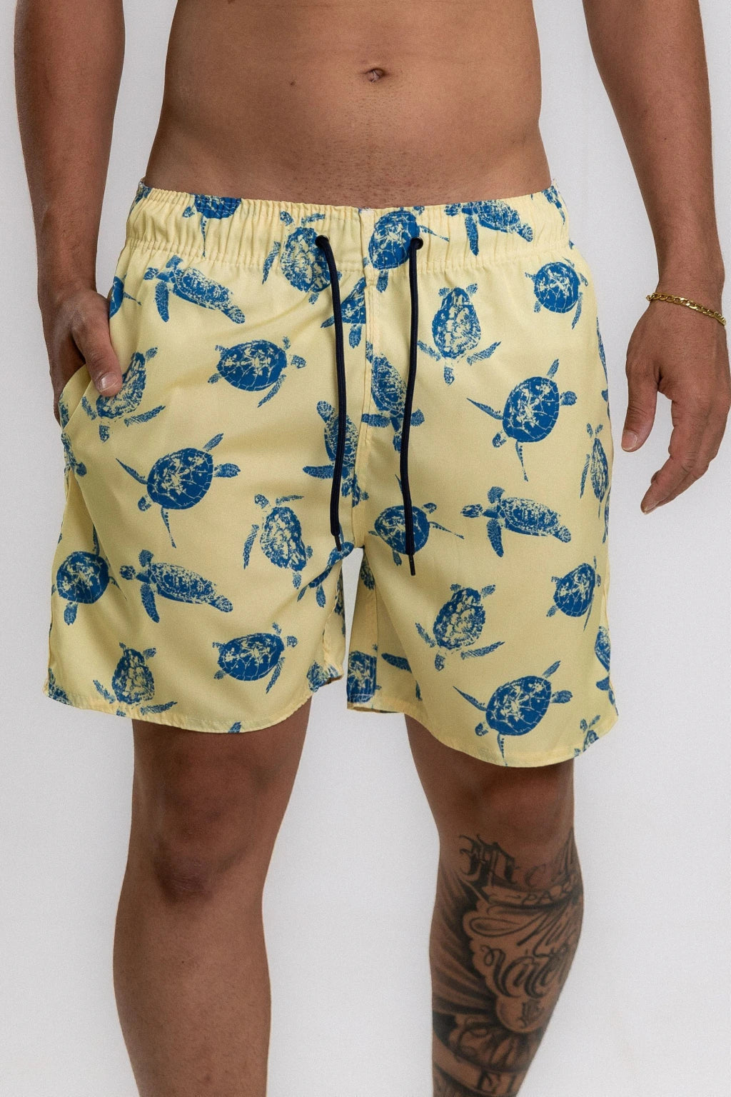 Short Elastano Noronha — Amarelo