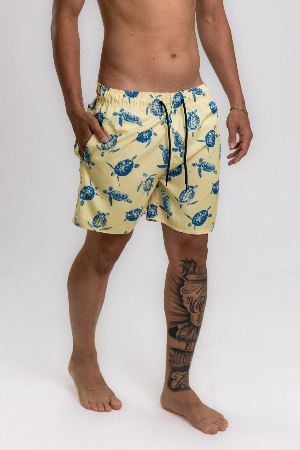 Short Elastano Noronha — Amarelo