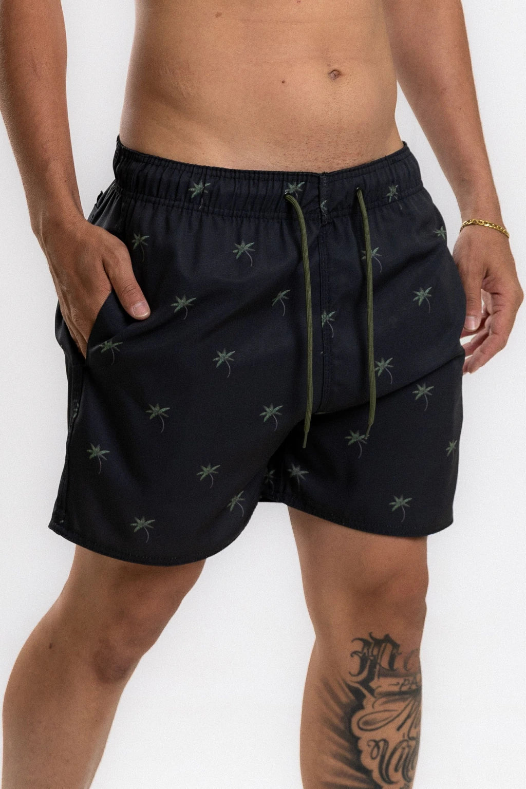 Short Elastano Palmeiras — Verde militar
