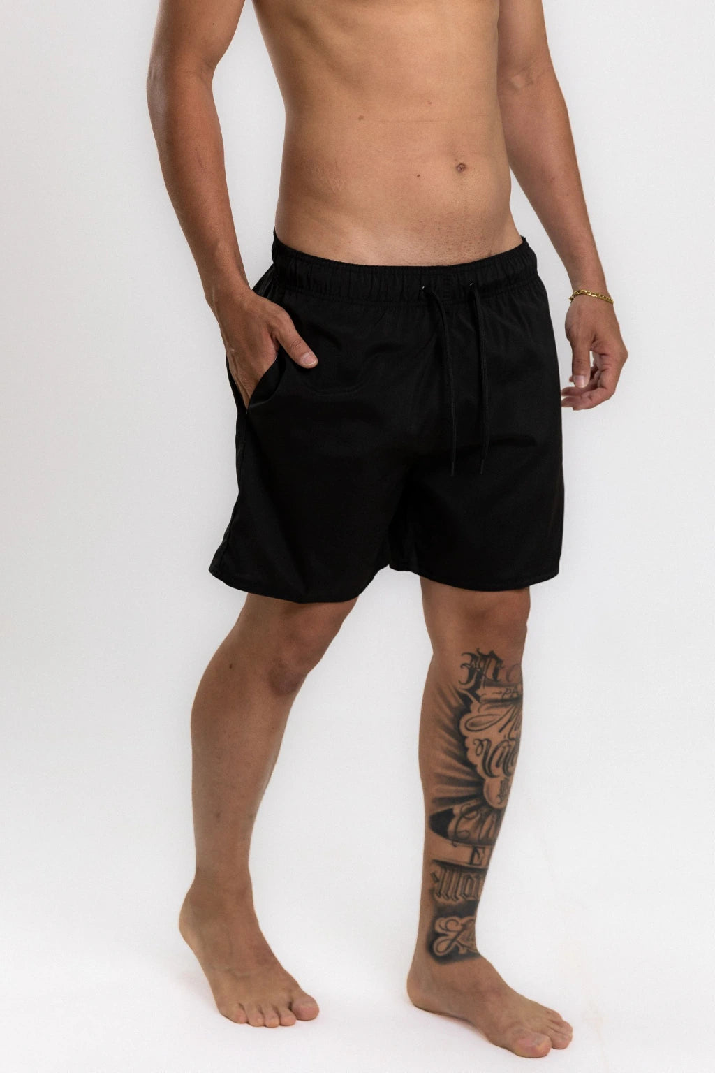 Short Elastano Preto — Preto