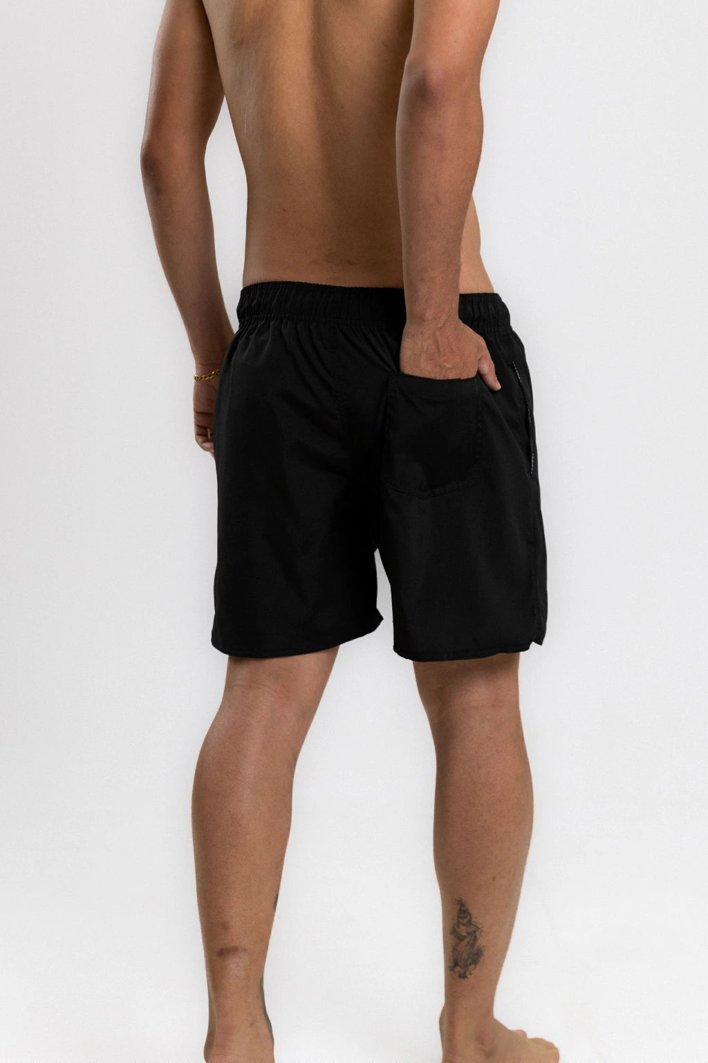 Short Elastano Preto — Preto