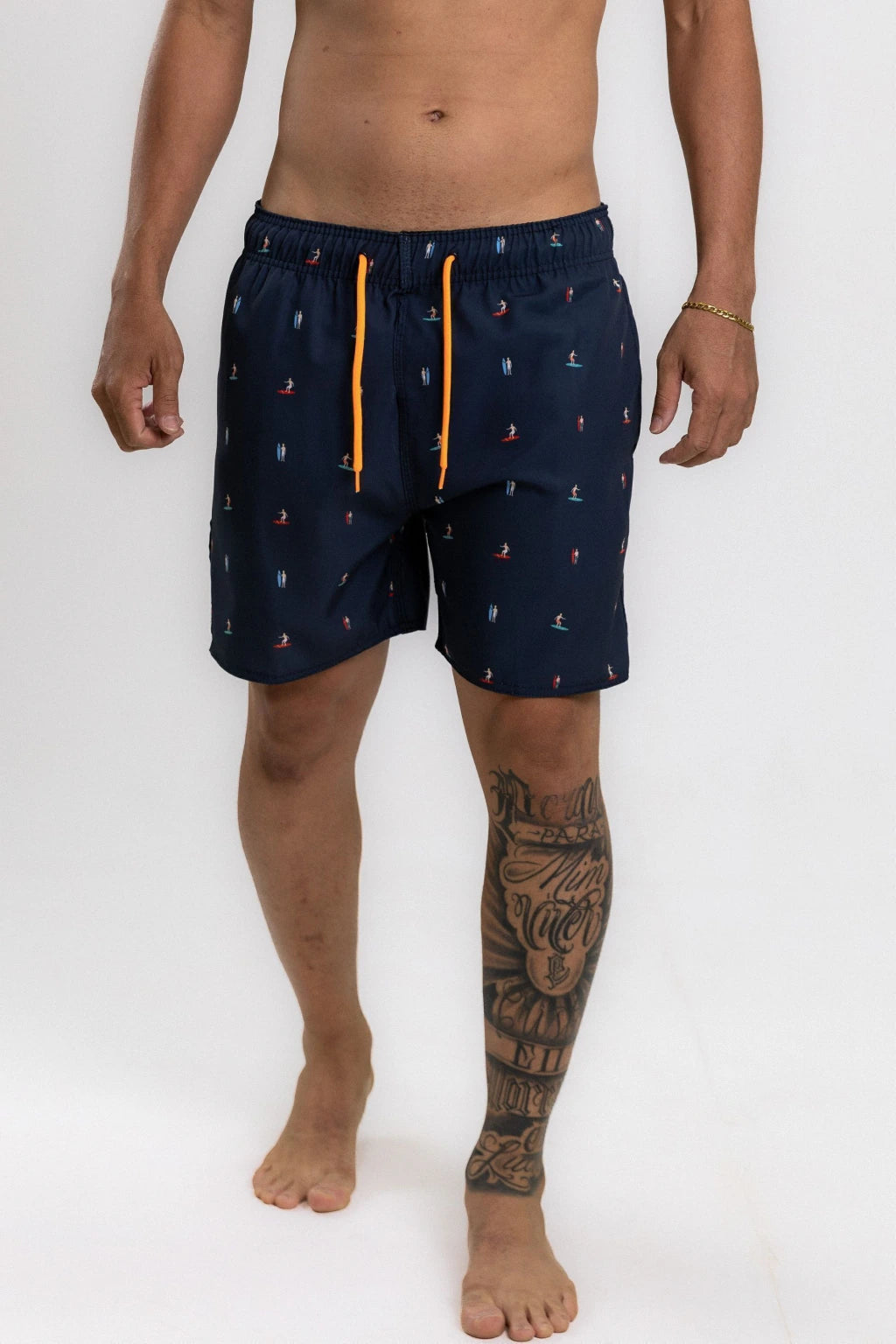 Short Elastano Surfista — Azul marinho