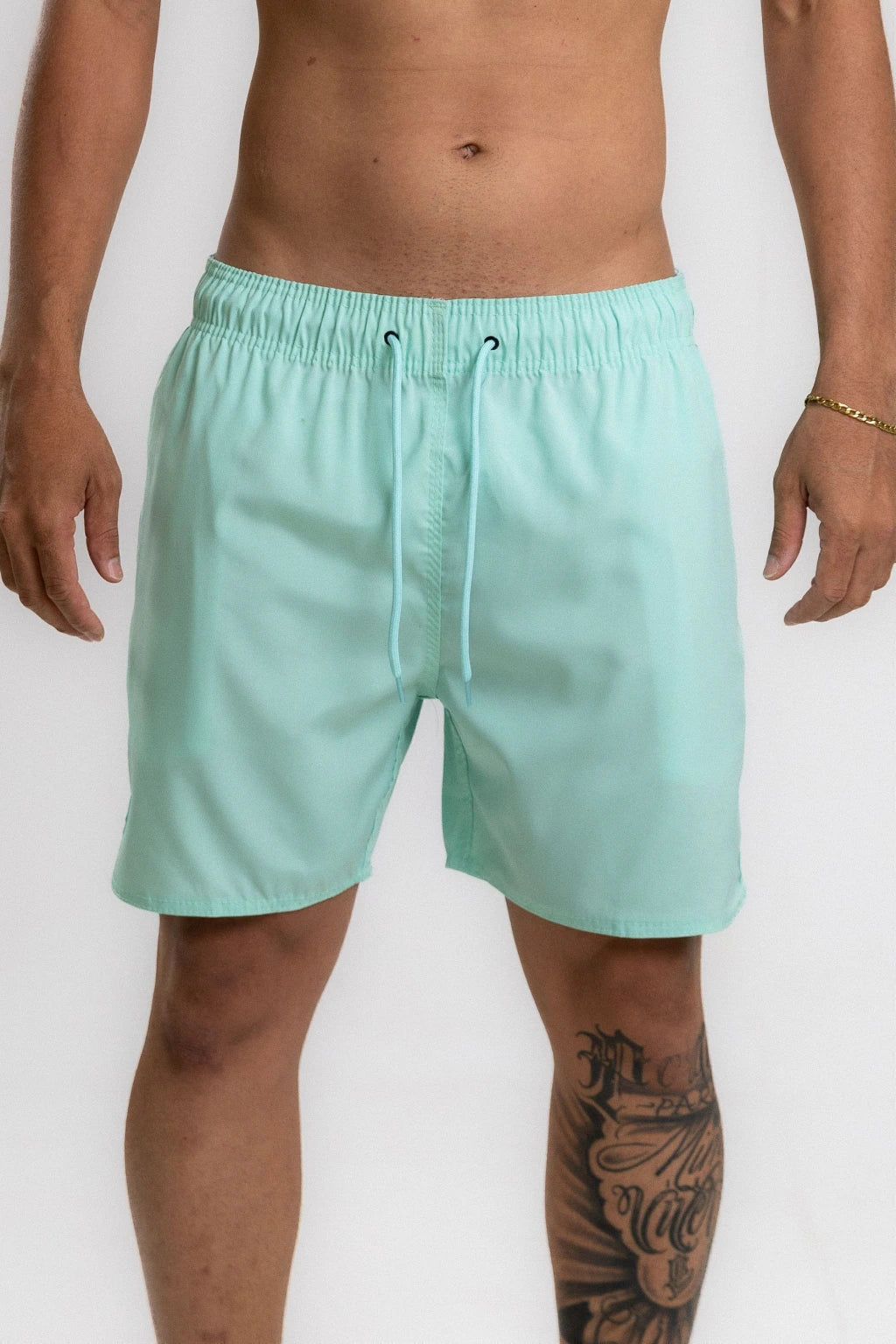Short Elastano Verde Bebê — Verde Bebê