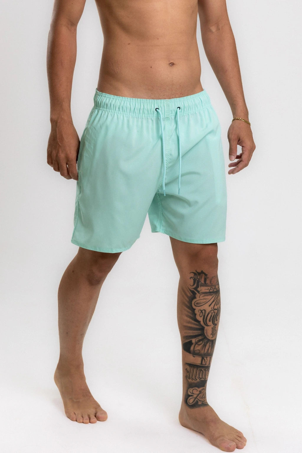 Short Elastano Verde Bebê — Verde Bebê