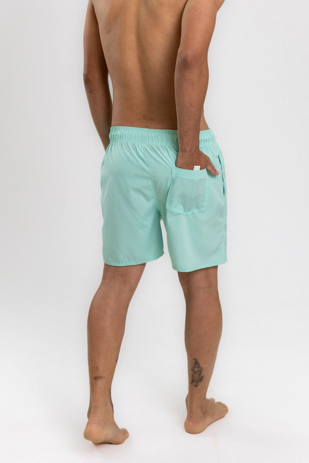 Short Elastano Verde Bebê — Verde Bebê