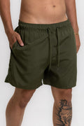 Short Elastano Verde Militar — Verde Militar